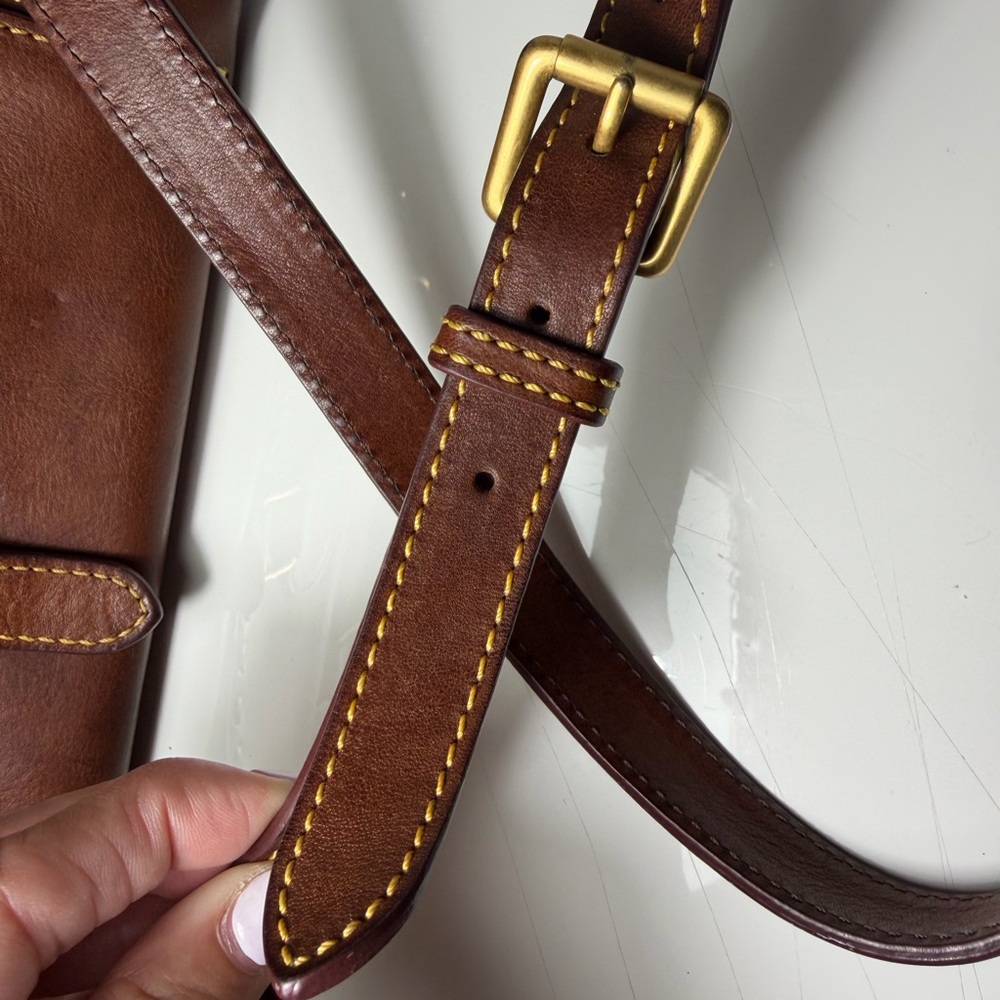 Vintage Dooney And Bourke Florentine Satchel With Bonus D&B Wristlet/Pouch✨ - Picture 6 of 16